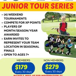 Lion Golf Academy - Our junior tournament golf series is our newest addition to our program where children compete for points each week for players of the month