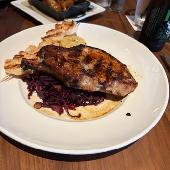 Seasons 52 - Wood-Grilled Dry-Rubbed Pork Chop - New American Near Me - Paramus, New Jersey Seasons 52 - Wood-Grilled Dry-Rubbed Pork Chop - New American Near Me - Paramus, New Jersey