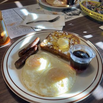 Lodge Coffee Shop - 2 Eggs Plate with French Toast - Coffee & Tea Near Me - Citrus Heights, California Lodge Coffee Shop - 2 Eggs Plate with French Toast - Coffee & Tea Near Me - Citrus Heights, California