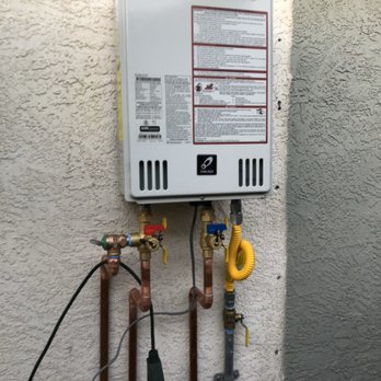 TR&PLUMBING ONE - New tankless water heater installed - Plumbing Near Me TR&PLUMBING ONE - New tankless water heater installed - Plumbing Near Me