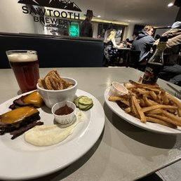 Roast beef without the buns, and the best french fries in the world Roast beef without the buns, and the best french fries in the world