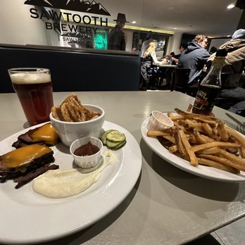 Sawtooth Brewery Public House - Roast beef without the buns, and the best french fries in the world - Brewpubs Near Me - Ketchum, Idaho Sawtooth Brewery Public House - Roast beef without the buns, and the best french fries in the world - Brewpubs Near Me - Ketchum, Idaho