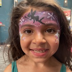 Miss Daisy Face Painting and Budderball - A beautiful fairy girl!