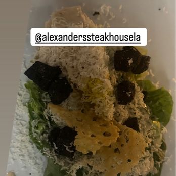 Alexander's Steakhouse - Pasadena - Caesar salad with sesame dressing - Steakhouses Near Me - Pasadena, California