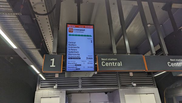 Town Hall Train Station by null