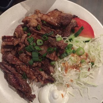 Genji - Yakiniku( tender beef steak) $11.99, a must eat dish ! Never get enough of its super yummy flavor!! Absolutely love it! - Japanese Near Me - Houston, Texas