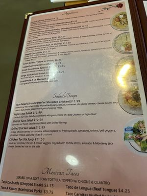 Menu photo 1 Rosita's Mexican Restaurant Bella Vista, AR