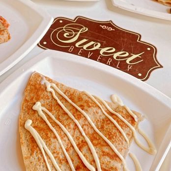 Sweet Beverly - Two crepes split in half, plenty to eat! - Creperies Near Me - Beverly Hills, California Sweet Beverly - Two crepes split in half, plenty to eat! - Creperies Near Me - Beverly Hills, California