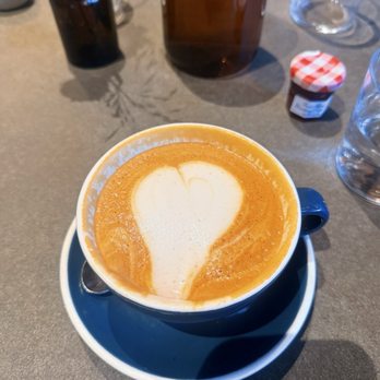 Five5eeds - Vanilla latte w/ almond milk - Coffee & Tea Near Me - Park City, Utah