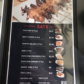 Mr. Sate - menu 2019 pt 2 - Indonesian Near Me - Los Angeles, California