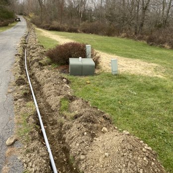 Tri State Yard Pros - Digging in inch and a half conduit for a gate - Tree Services Near Me