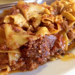 Wild boar ragu tagliatelle