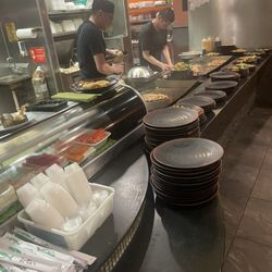Yamato Steak House - Kitchen at work.