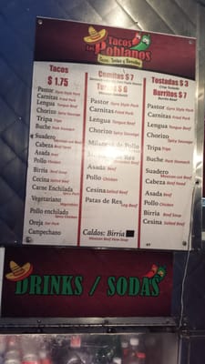 Menu photo 4 Tacos Los Poblanos Brooklyn, NY