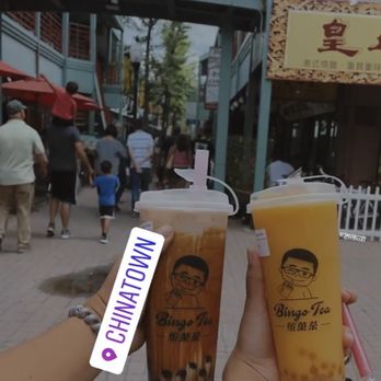 Bingo Tea - Mango and Brown Sugar Oolong Tea - Bubble Tea Near Me - Homer Glen, Illinois