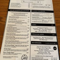 Goodwood Barbecue Company - Menu