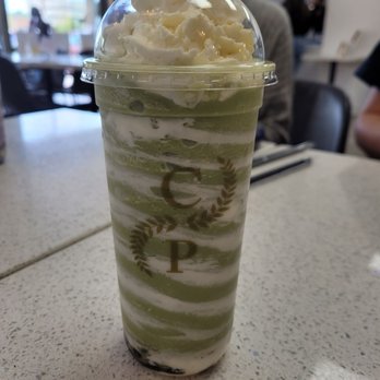 Cafe Pruvia - Matcha Swirl - Bubble Tea Near Me - Gardena, California Cafe Pruvia - Matcha Swirl - Bubble Tea Near Me - Gardena, California