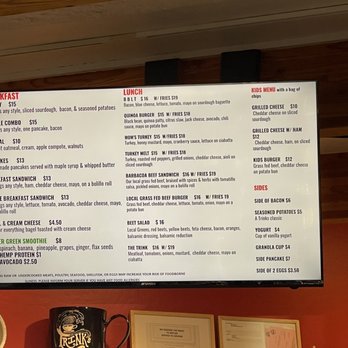 Trinks - Menu - Coffee & Tea Near Me - Gualala, California