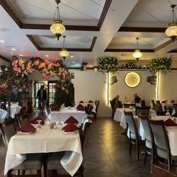 Mado Restaurant - Entryway and scenic "moon" table