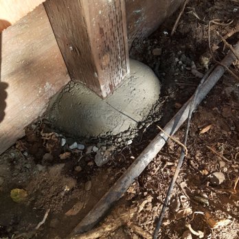 Top Tier Fencing - Rounded cement foundation to protect posts from degrading during rain. - Fences & Gates Near Me Top Tier Fencing - Rounded cement foundation to protect posts from degrading during rain. - Fences & Gates Near Me