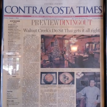 Do Sit Thai Cuisine - News snippet in the lounge - Thai Near Me - Walnut Creek, California Do Sit Thai Cuisine - News snippet in the lounge - Thai Near Me - Walnut Creek, California