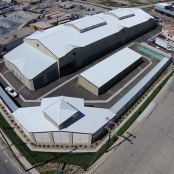 Montgomery Self-Storage - A Drone's view of our facility - Self Storage Near Me - Oxnard, California