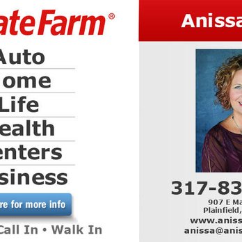 Anissa Veon - State Farm Insurance Agent - Ad powered by: YPC Media - Insurance Near Me - Plainfield, Indiana Anissa Veon - State Farm Insurance Agent - Ad powered by: YPC Media - Insurance Near Me - Plainfield, Indiana