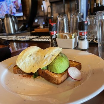 Press & Plow - Avocado Toast without Ranch and I added two eggs over medium - Coffee & Tea Near Me - Norman, Oklahoma Press & Plow - Avocado Toast without Ranch and I added two eggs over medium - Coffee & Tea Near Me - Norman, Oklahoma