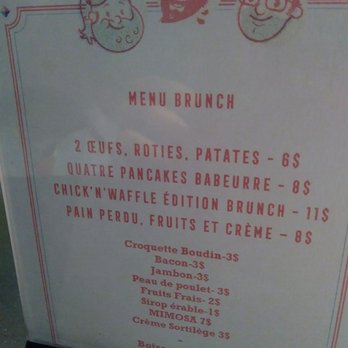 Diner Saint-Sauveur - Brunch 10:30am-3pm - Diners Near Me - Quebec City, Quebec