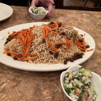 Kamdesh Afghan Cuisine - Tender lamb underneath - Afghan Near Me - Oakland, California
