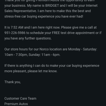 Premium Autos - Company emails - Used Car Dealers Near Me - Norco, California Premium Autos - Company emails - Used Car Dealers Near Me - Norco, California