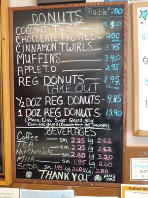 Menu photo 1 Coffee An' Donut Shop Westport, CT Menu photo 1 Coffee An' Donut Shop Westport, CT