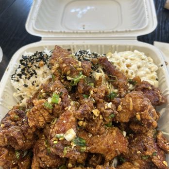 Diamond Head General Store - I ordered this for my mom- perfect pick for her. Karaage KKFC chicken- glazed with a bit sweet Korean sauce. This was the best plate. - Hawaiian Near Me - San Bruno, California Diamond Head General Store - I ordered this for my mom- perfect pick for her. Karaage KKFC chicken- glazed with a bit sweet Korean sauce. This was the best plate. - Hawaiian Near Me - San Bruno, California