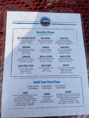 Menu photo 8 Mountain High Pizza Pie Talkeetna, AK Menu photo 8 Mountain High Pizza Pie Talkeetna, AK