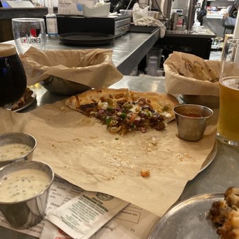 Back Unturned Brewing - Oaxacan Pizza, Rio Stout and Blonde & Hoppy - Brewpubs Near Me - San Antonio, Texas