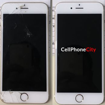Cell Phone City - Before and after iPhone 6S+ - Mobile Phone Repair Near Me - Fort Wayne, Indiana