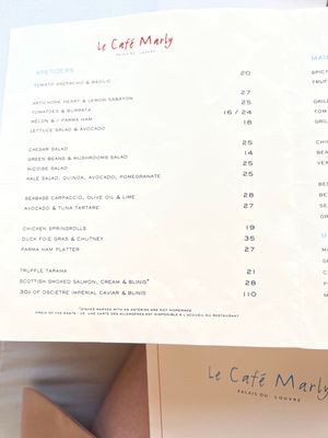 Menu photo 4 Le Café Marly Paris, 75 Menu photo 4 Le Café Marly Paris, 75