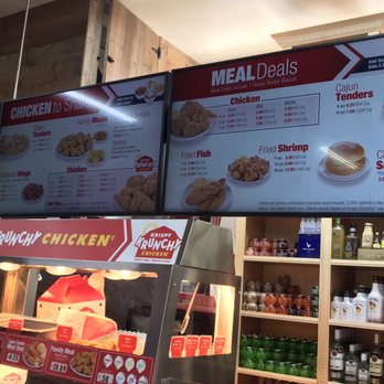 Krispy Krunchy Chicken - Inside- menu and "restaurant" area - Breakfast & Brunch Near Me - South San Francisco, California