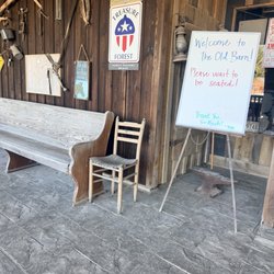 The Old Barn Restaurant - Front porch
