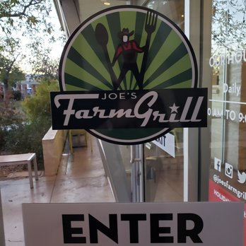 Joe's Farm Grill - Logo on the door - American Near Me - Gilbert, Arizona