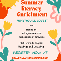 Staley Learning - Summer Enrichment for summer 2023