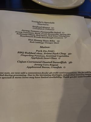 Menu photo 2 Drew's Bayshore Bistro Keyport, NJ