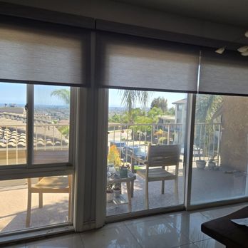 Shutter Heaven - We have options now! And it looks so much better than vertical blinds!! - Shades & Blinds Near Me - Orange, California