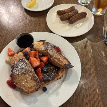 Couvant - Pain perdu and chicken sausage. - Brasseries Near Me - New Orleans, Louisiana