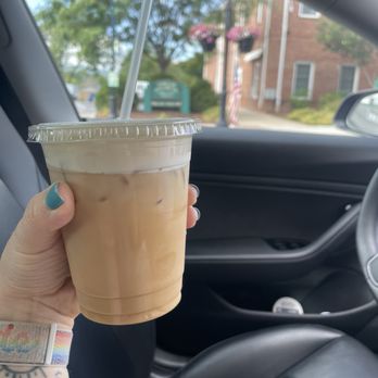 Nancy's Coffee Bar - Iced cinnamon maple latte with maple sweat cream foam - Coffee & Tea Near Me - Strasburg, Virginia Nancy's Coffee Bar - Iced cinnamon maple latte with maple sweat cream foam - Coffee & Tea Near Me - Strasburg, Virginia