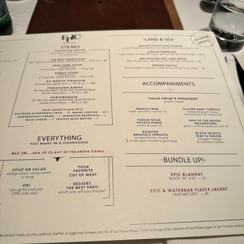 EPIC Steak - Steakhouses Near Me - San Francisco, California