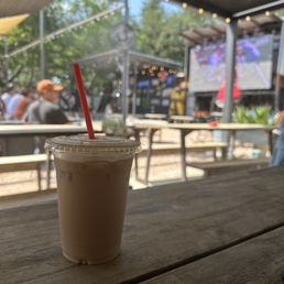 Iced latte sugar free caramel