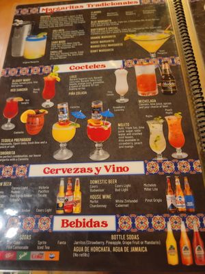 Menu photo 1 3 Margaritas Aurora Aurora, CO