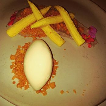 Xochi - Corn ice cream!!!!!! Oh so good, I could eat 5 plates of this! - Mexican Near Me - Houston, Texas Xochi - Corn ice cream!!!!!! Oh so good, I could eat 5 plates of this! - Mexican Near Me - Houston, Texas