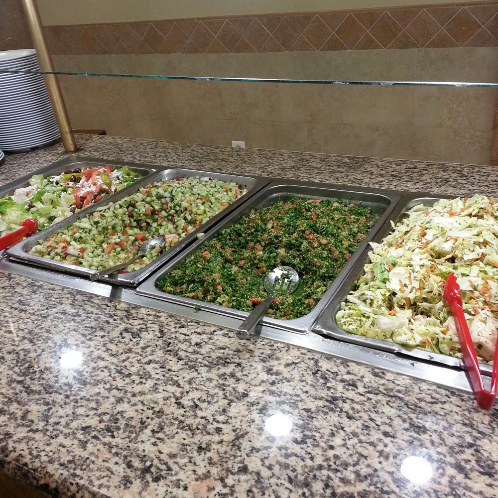Dimassi's Mediterranean Buffet - Mmmmmmm salads - Mediterranean Near Me - Richardson, Texas